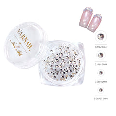 33 Facets Round Flatback Nail Rhinestone