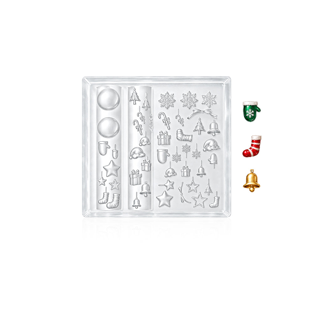 3D Nail Art Mold (Upgrade) - #04 Christmas Gifts