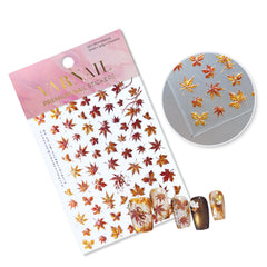 Chrome Nail Sticker - Maple Leaf