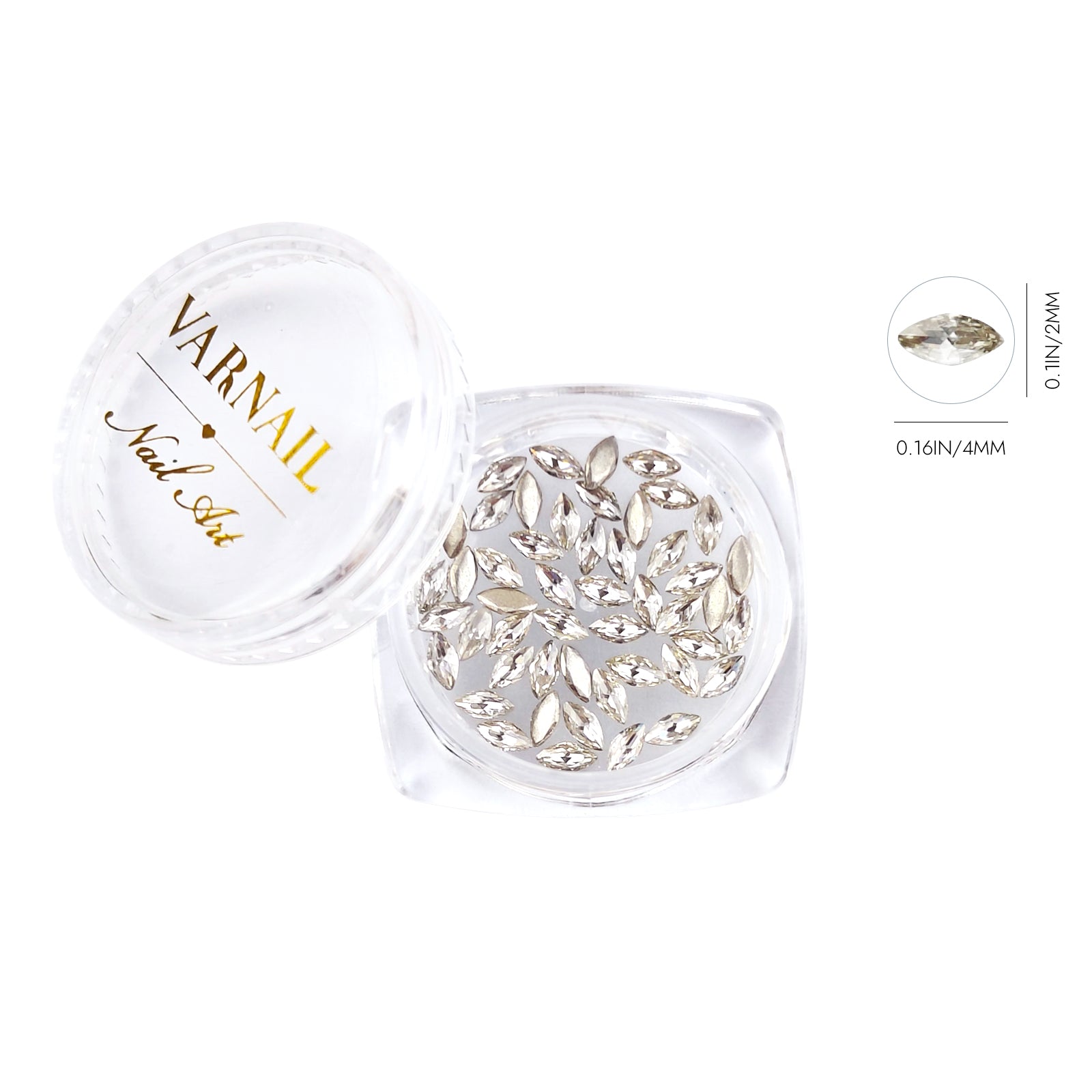 Mini Marquise-cut Nail Rhinestone