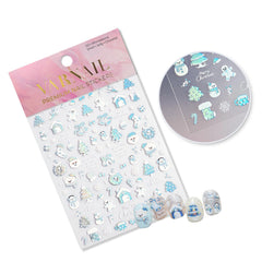 Chrome Nail Sticker - Winter Wonderland