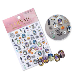 Chrome Nail Sticker - Cute Ghosts