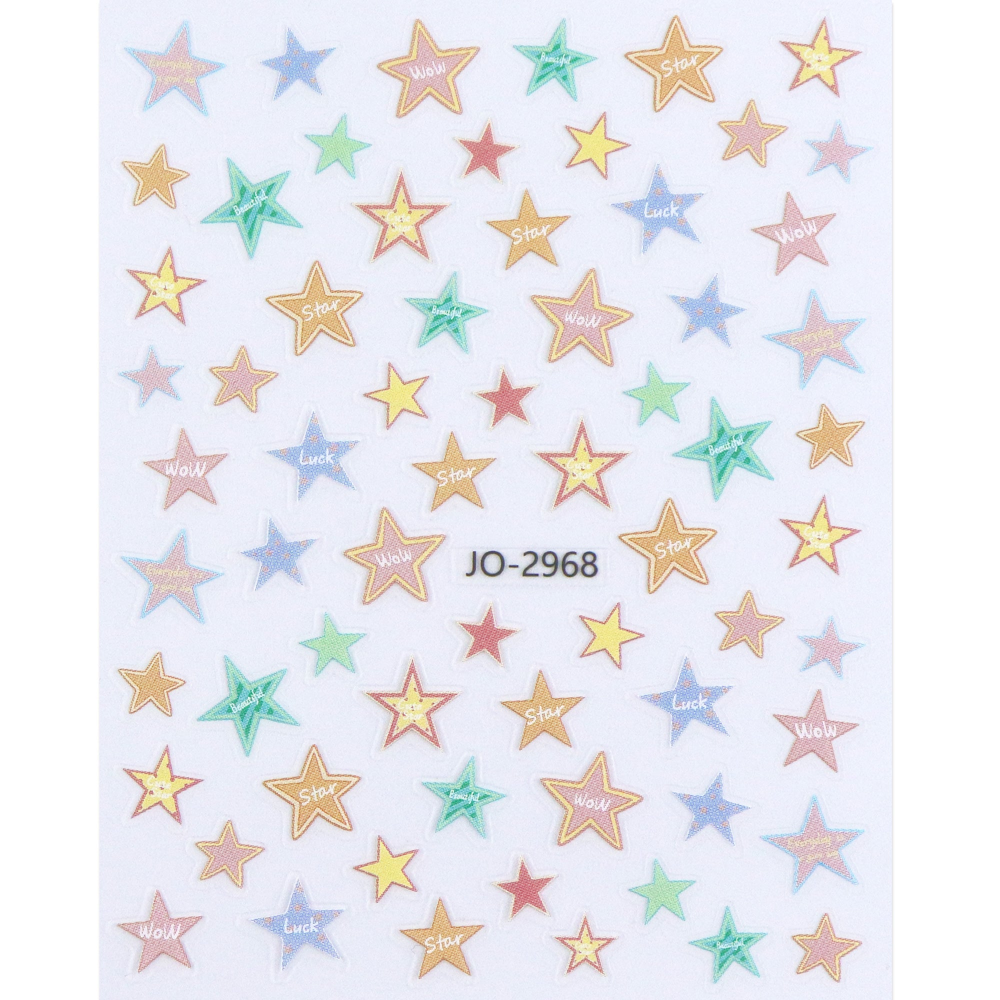 Nail Sticker - Pastel Stars