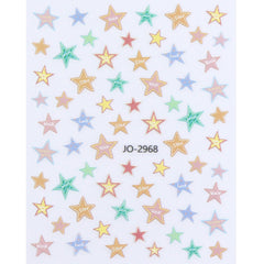 Nail Sticker - Pastel Stars