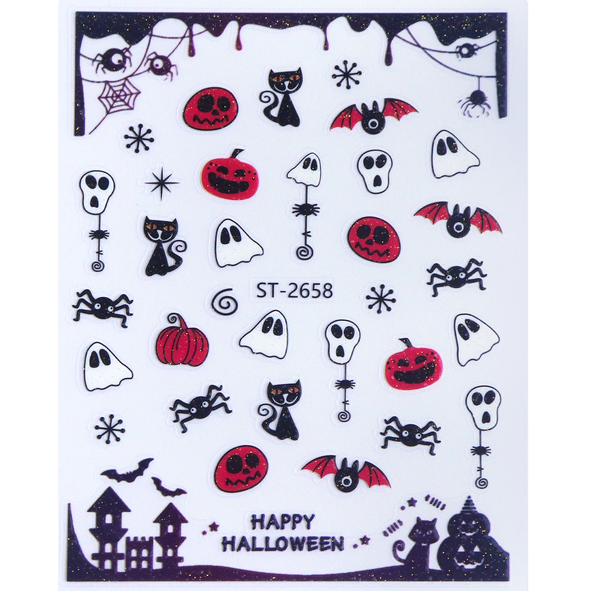 Nail Sticker - Happy Halloween