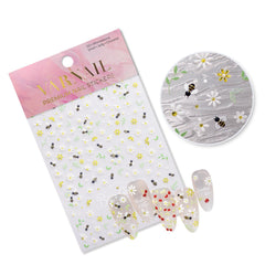 Jelly Nail Sticker - Bee Garden