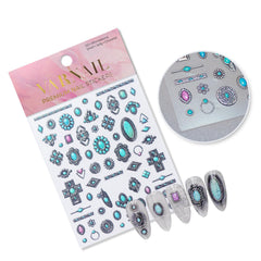 Jelly Nail Sticker - Turquoise Jewelry