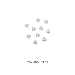 Heart Pearl Nail Charms