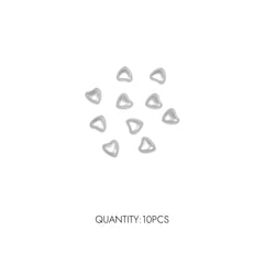 Heart Pearl Nail Charms