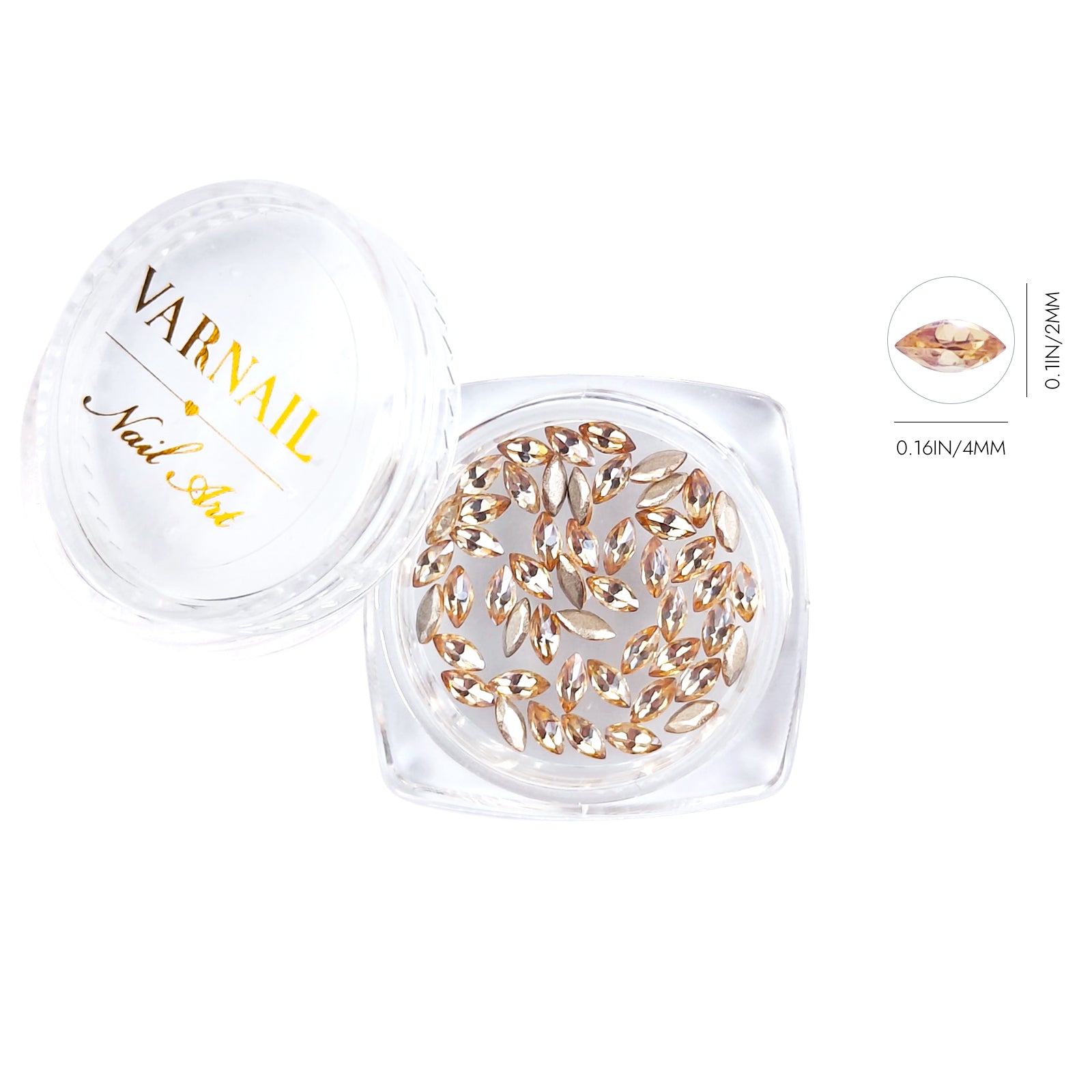 Mini Marquise-cut Nail Rhinestone