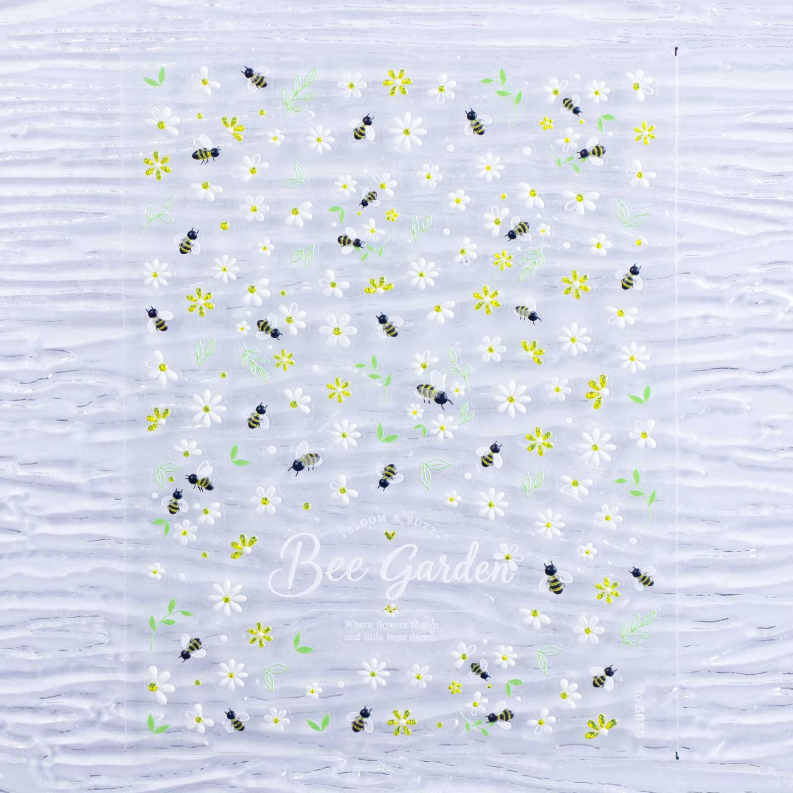 Jelly Nail Sticker - Bee Garden