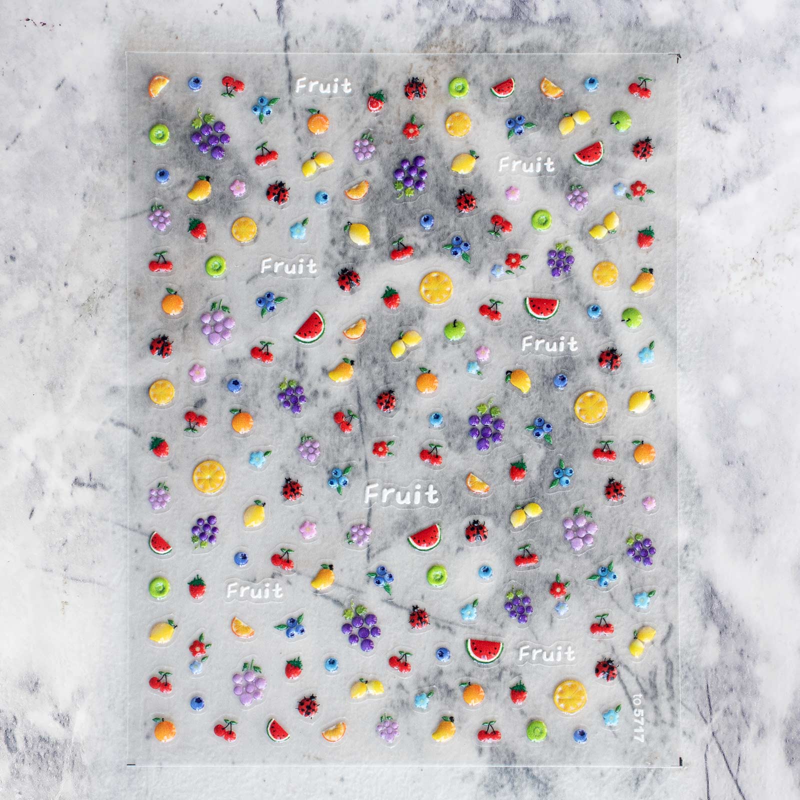 Jelly Nail Sticker - Tiny Fruit