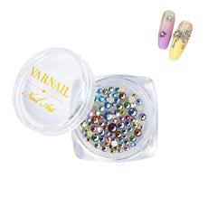 33 Facets Round Flatback Nail Rhinestone
