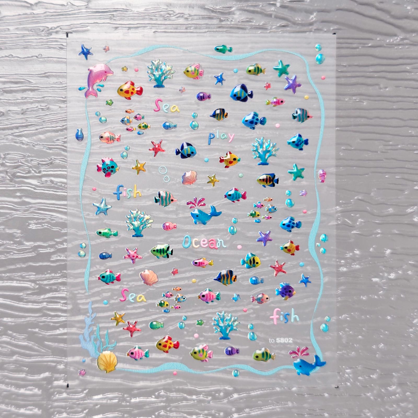 Jelly Nail Sticker - Small Tropical Fish