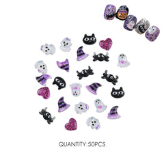 3D Halloween Resin Nail Charms