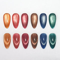 Gemstone Cat Eye (Hema-Free) - CE2701 Amber Flame