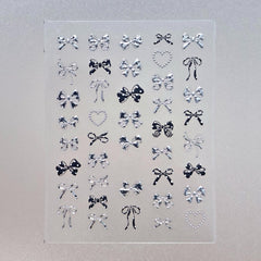 Chrome Nail Sticker - Coquette Aesthetic