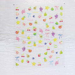 Jelly Nail Sticker - Summer Fruit