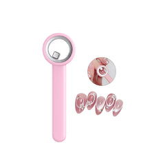 Hollow Cat Eye Nail Magnet with Handle