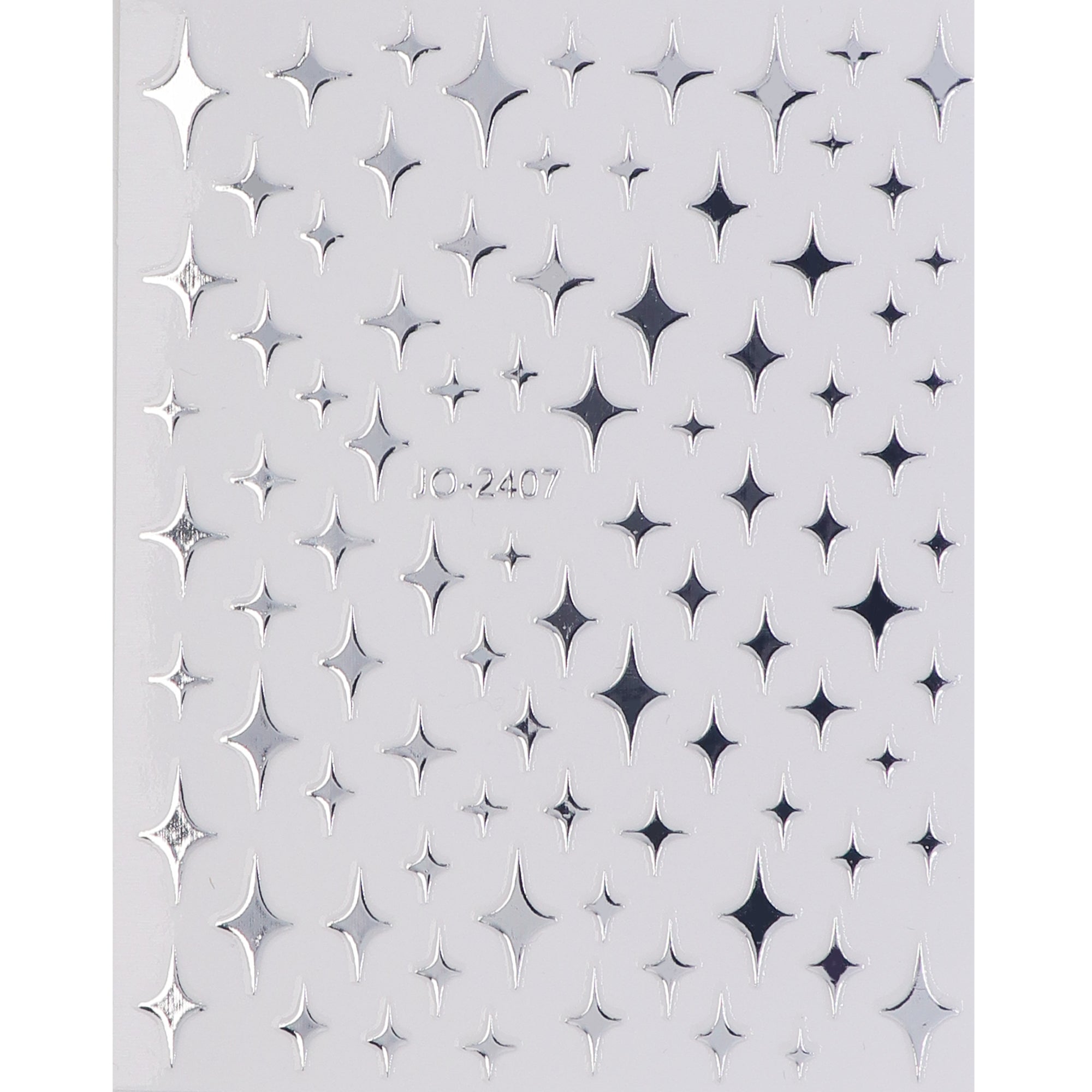 Nail Stickers - Metallic Silver
