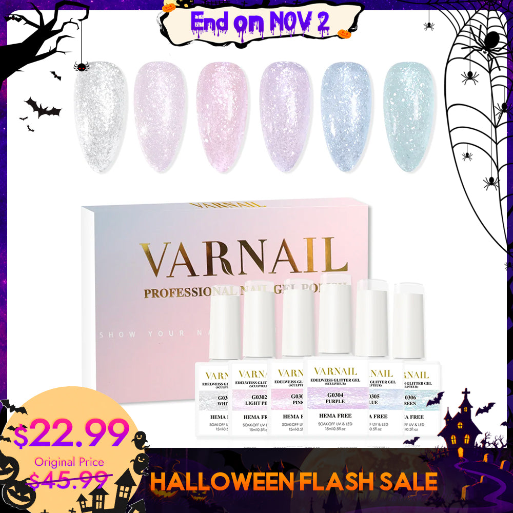 【Halloween Flash Sale】- 50% OFF - Edelweiss Glitter Gel Set