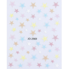 Nail Sticker - Pastel Stars