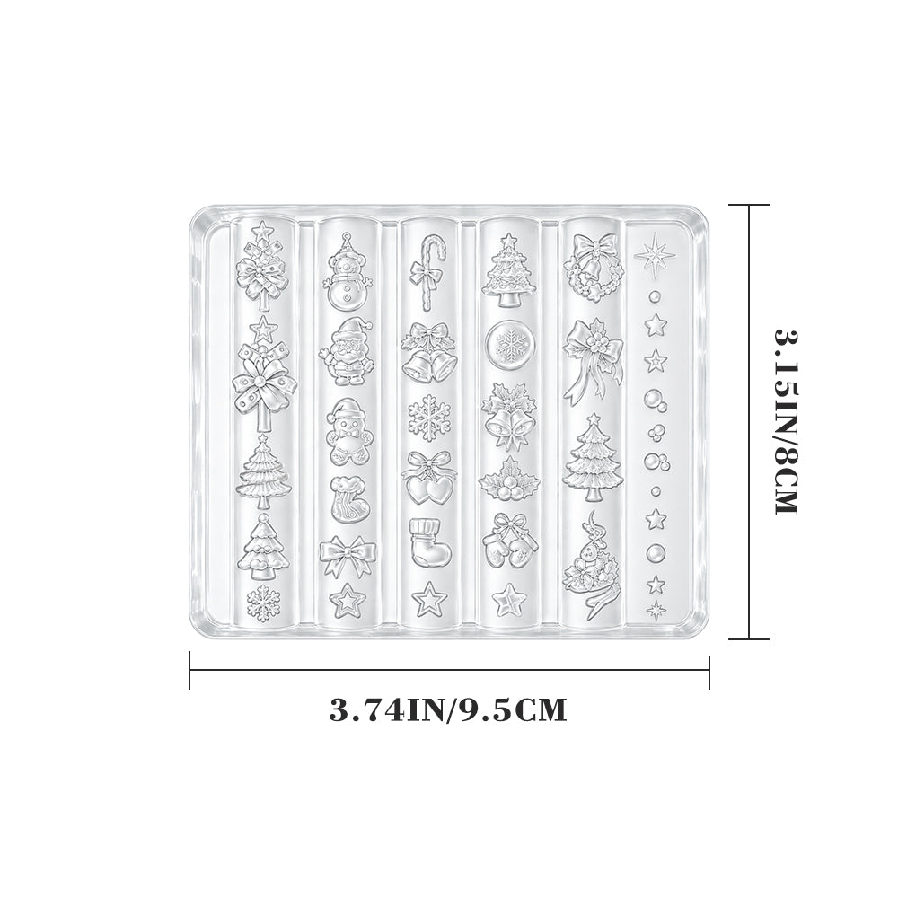 3D Nail Art Mold (Upgrade) - #12 Christmas