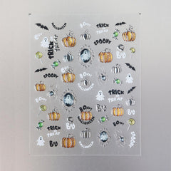 Jelly Nail Sticker - Trick or Treat