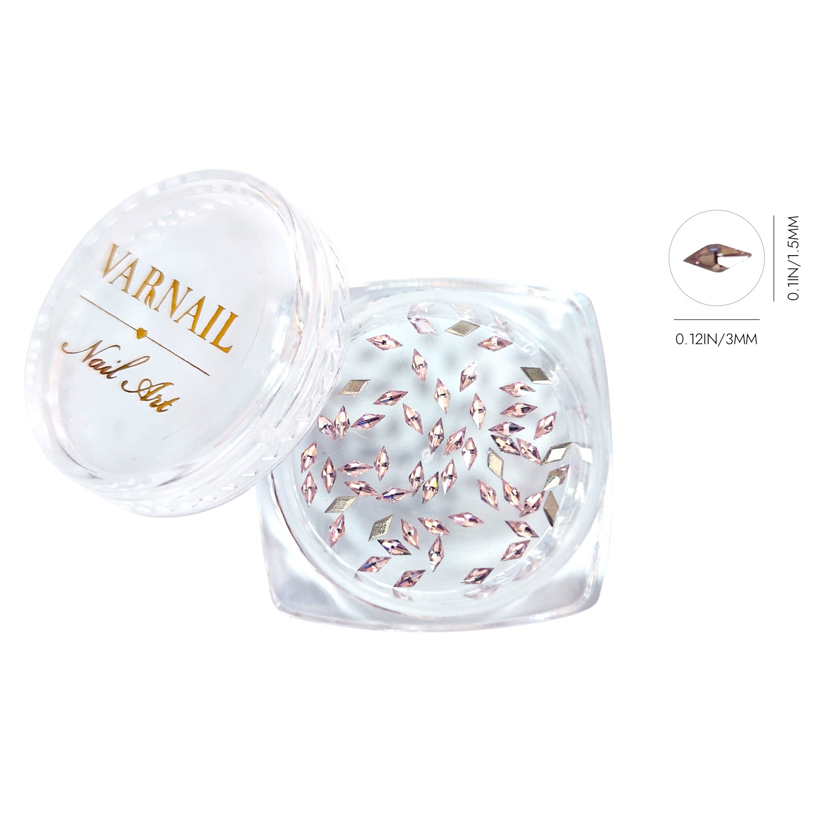 Mini Rhombus Nail Rhinestone