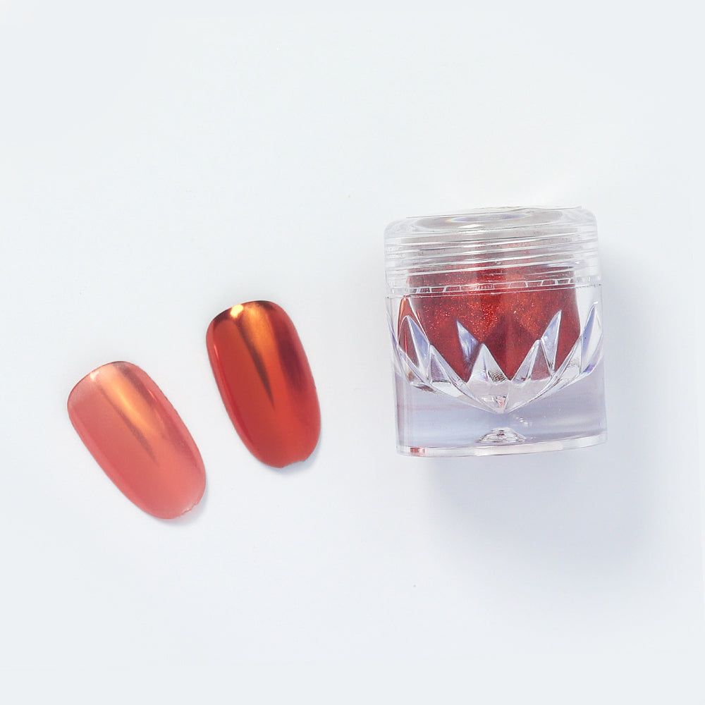 Mirror Metallic Nail Chrome Powder - VM03 Burnt Orange