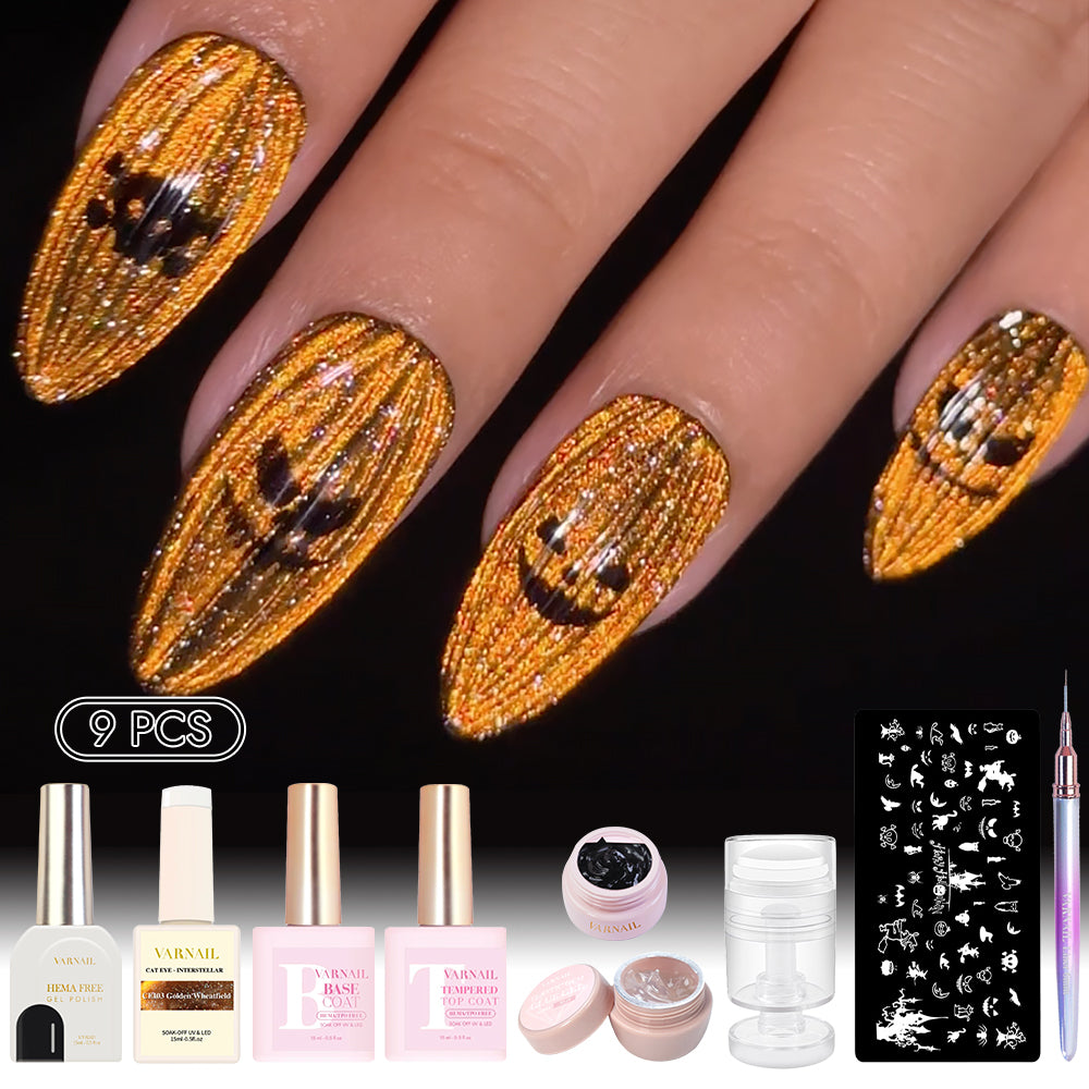 Trendy Nail Design Kit - No.31 Magic Pumpkin