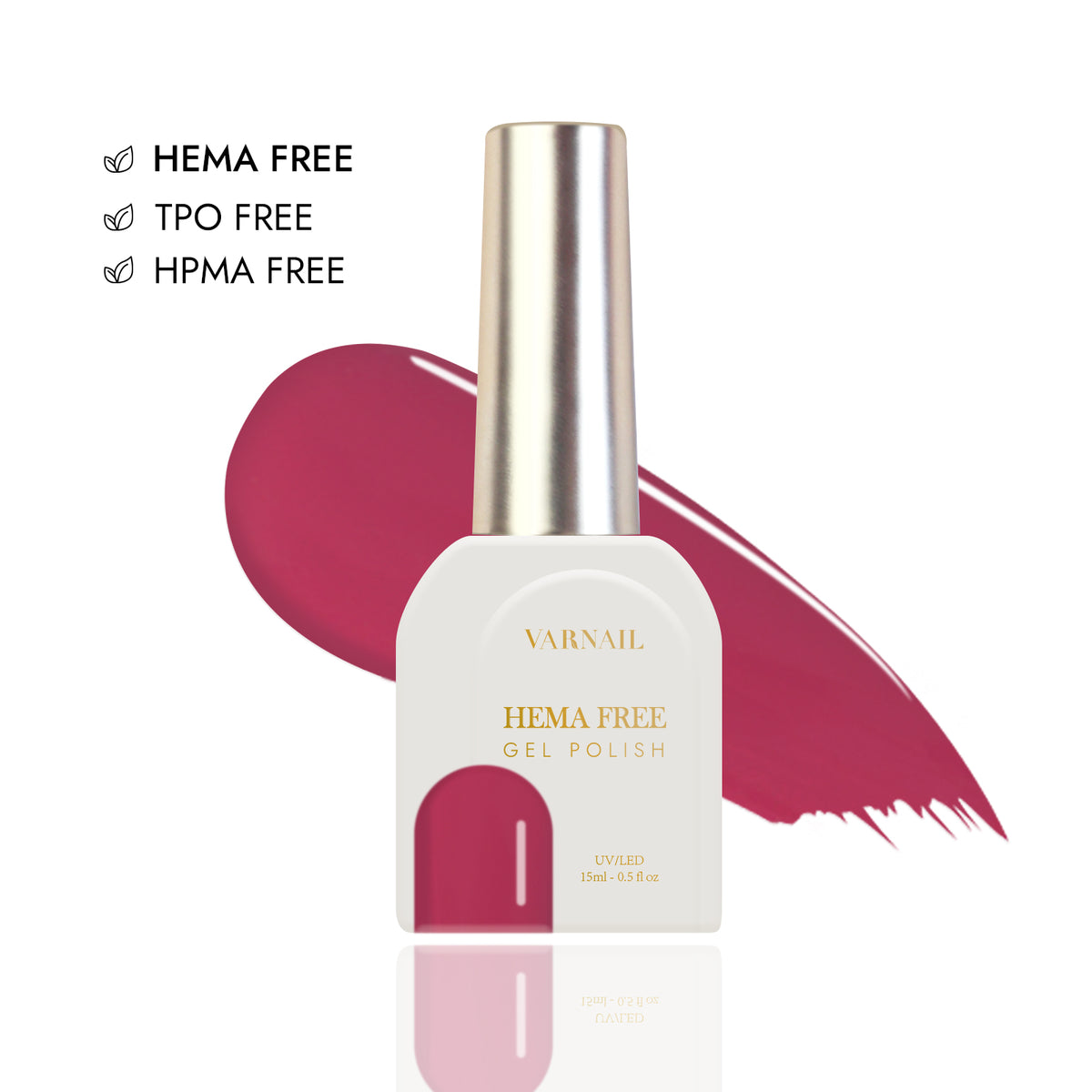 Hema-Free Gel Polish - 034 Dark Night Rose