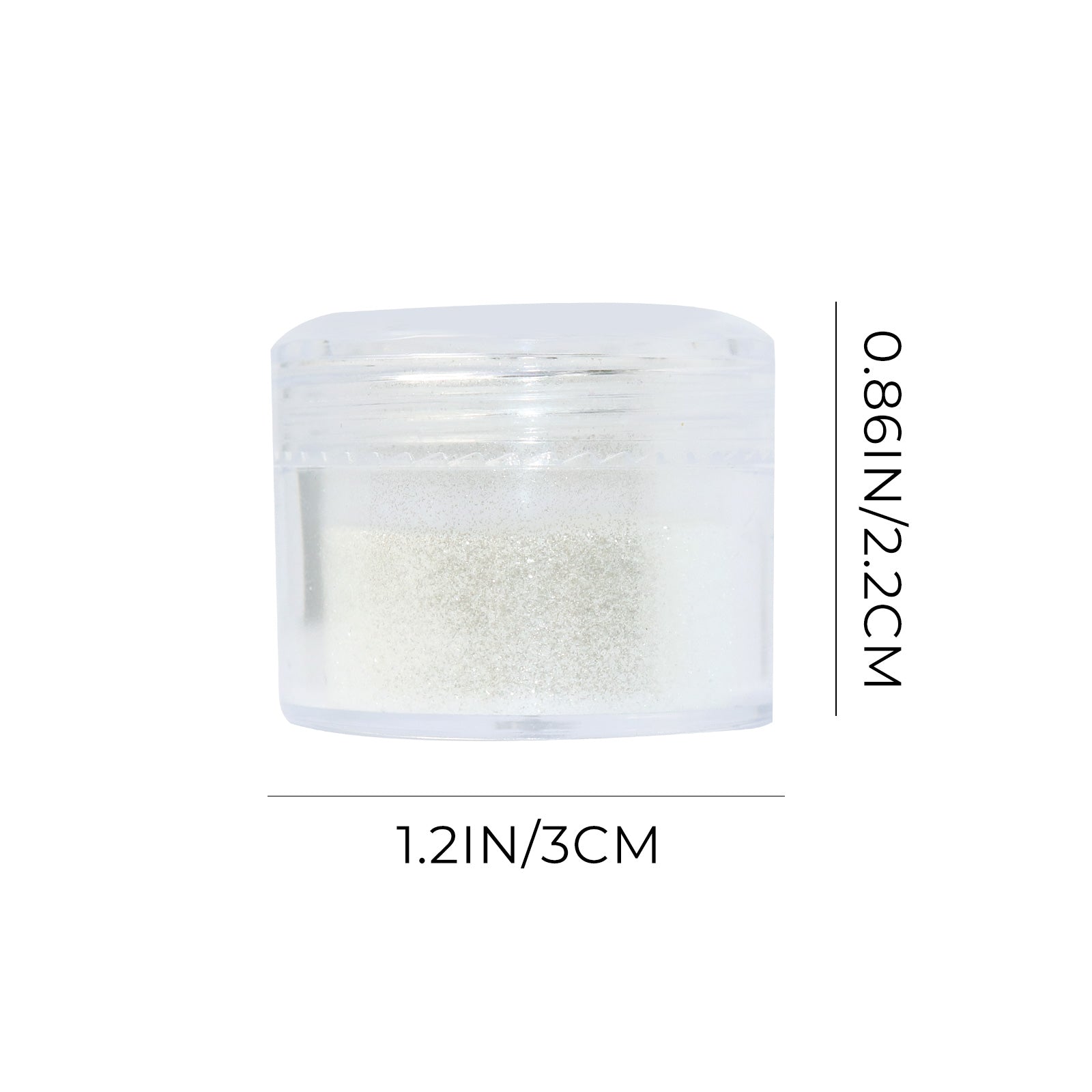 Ultra Fine White Reflective Glitter