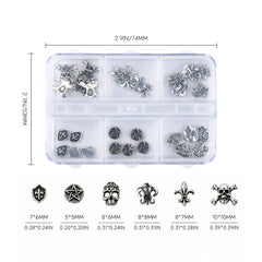 Gothic Halloween Nail Charms - 6 Grids