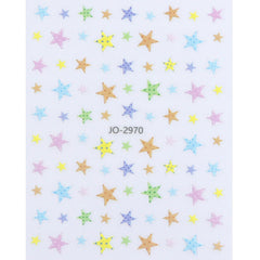 Nail Sticker - Pastel Stars