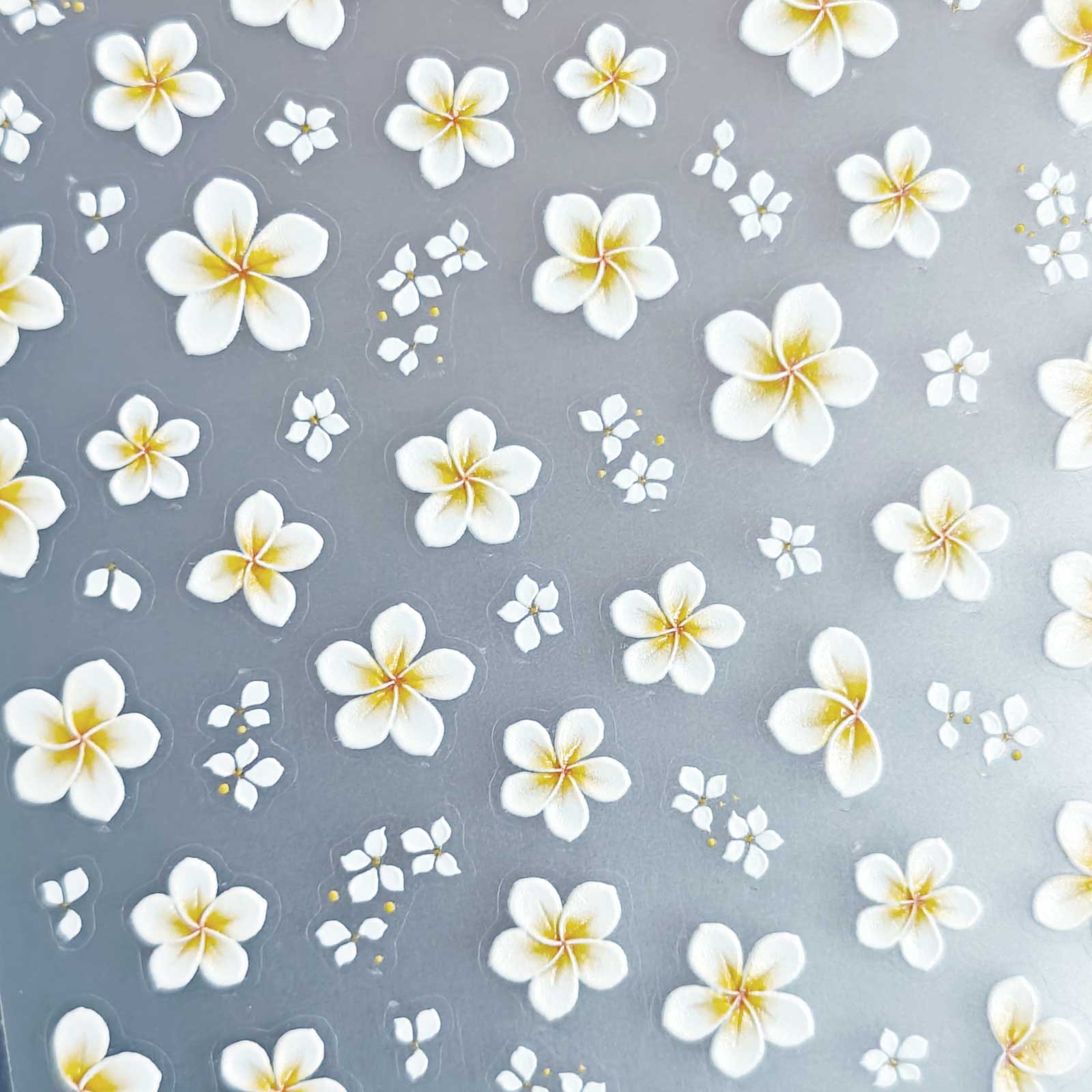 5D Nail Sticker - Passionate Plumeria