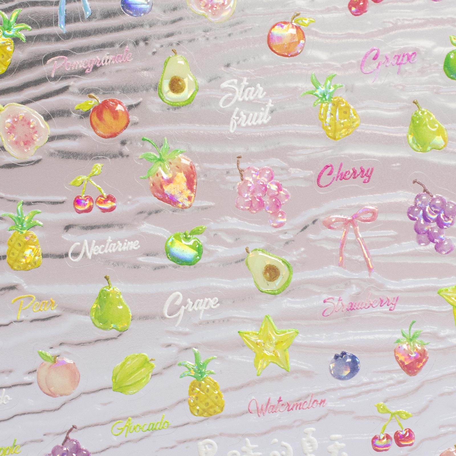 Jelly Nail Sticker - Summer Fruit