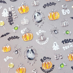 Jelly Nail Sticker - Trick or Treat