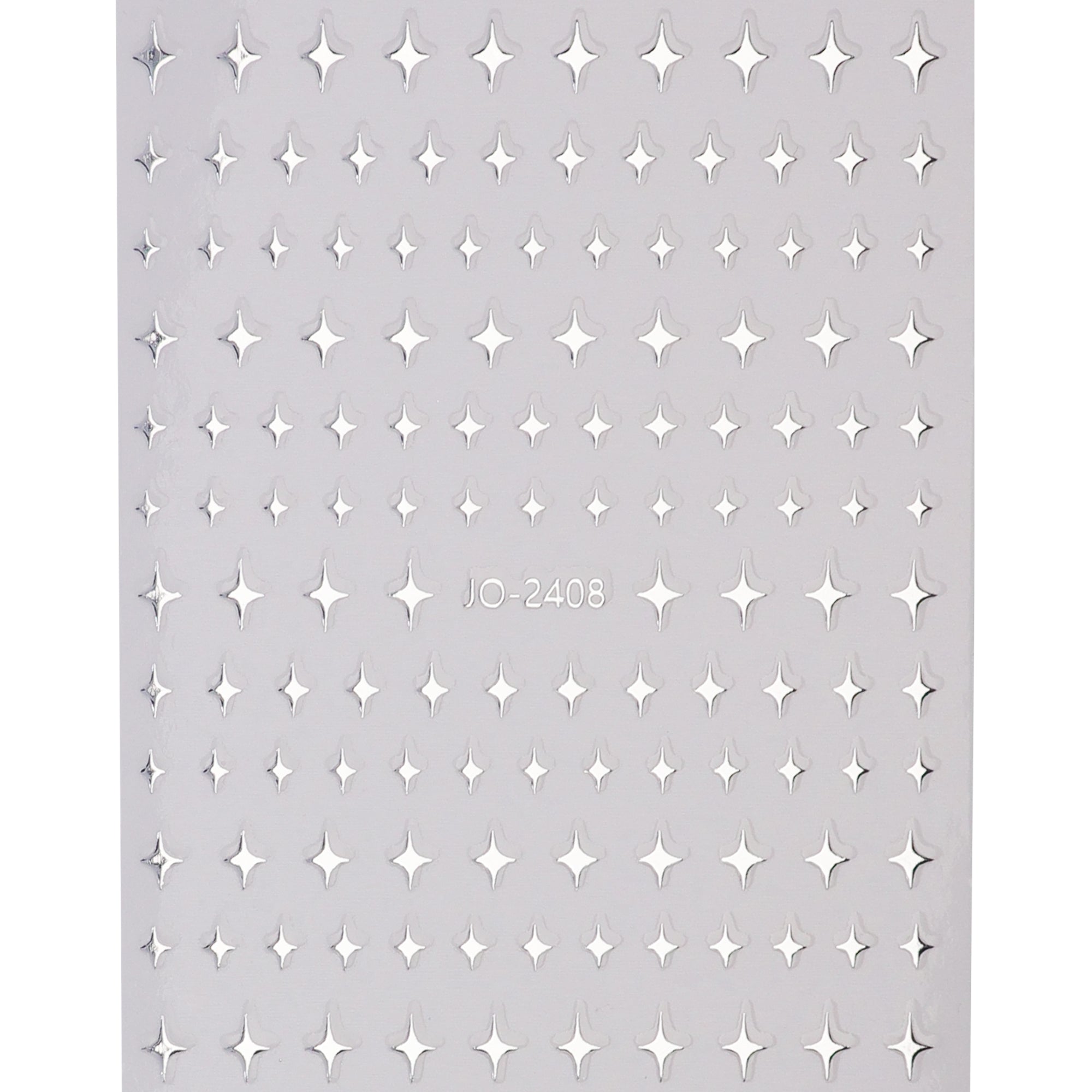 Nail Stickers - Metallic Silver