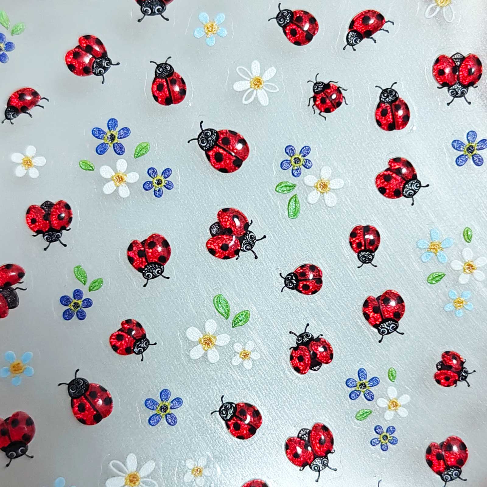 Gilding Nail Sticker - Ladybird
