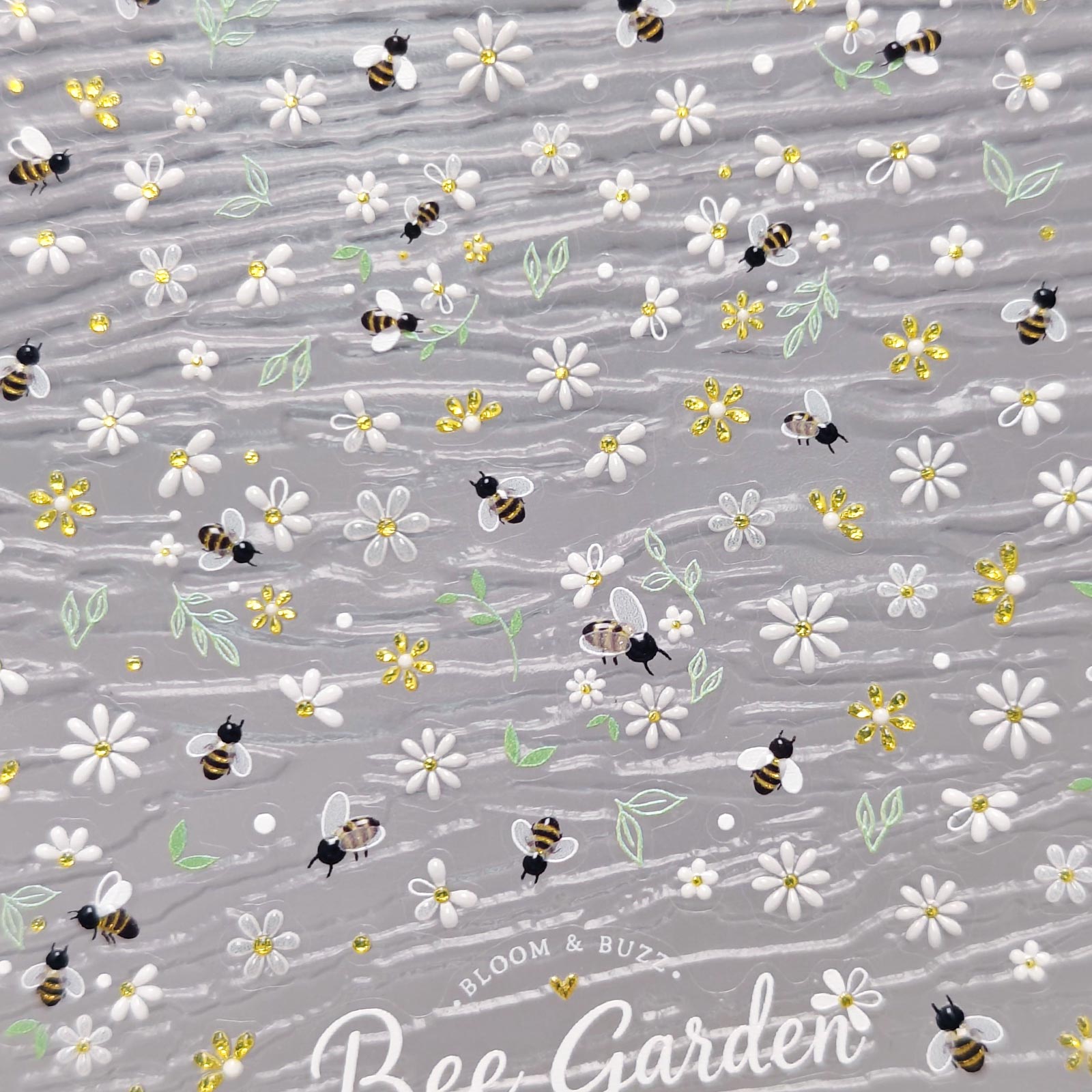 Jelly Nail Sticker - Bee Garden