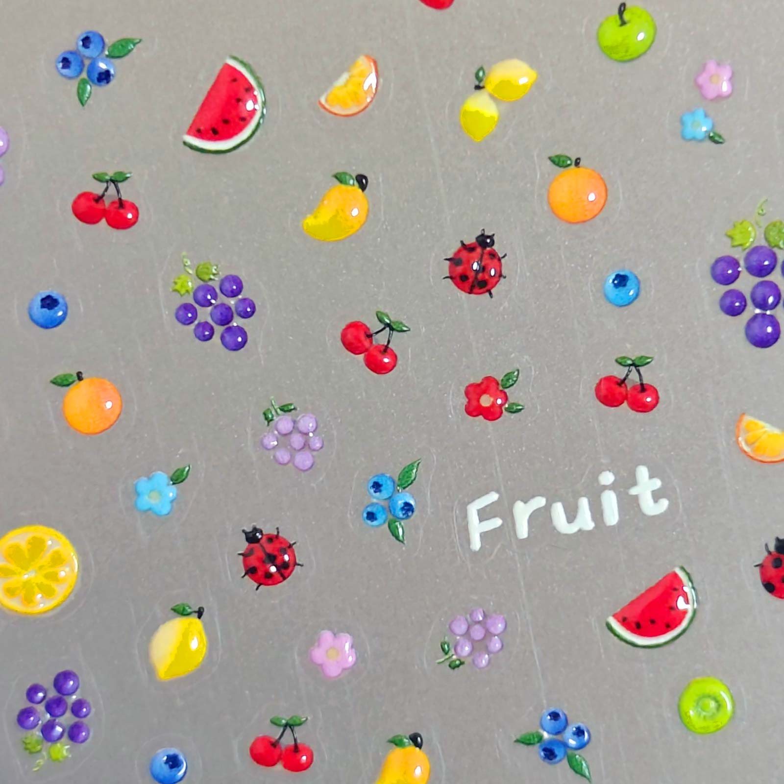 Jelly Nail Sticker - Tiny Fruit