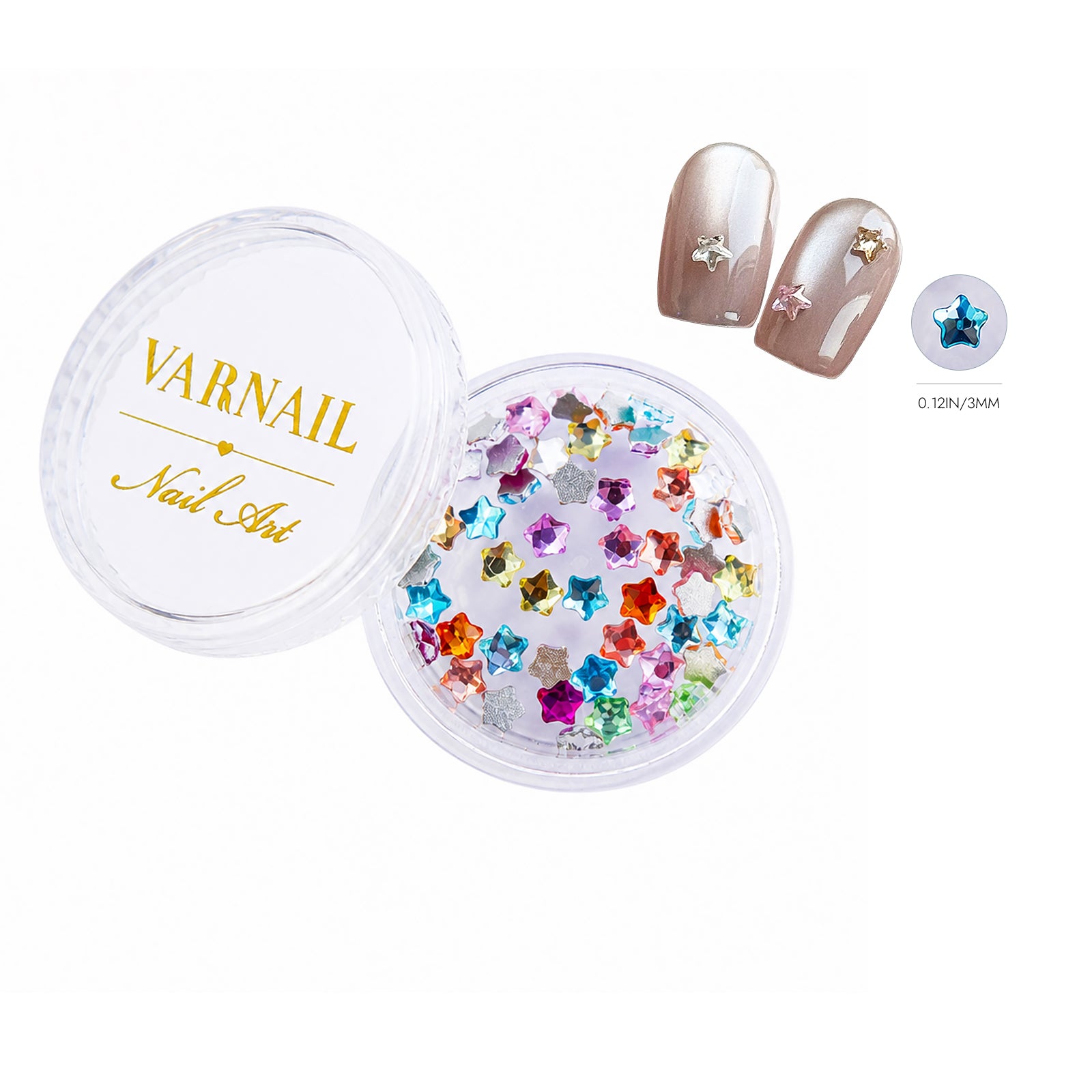 Five-pointed Star Nail Charms