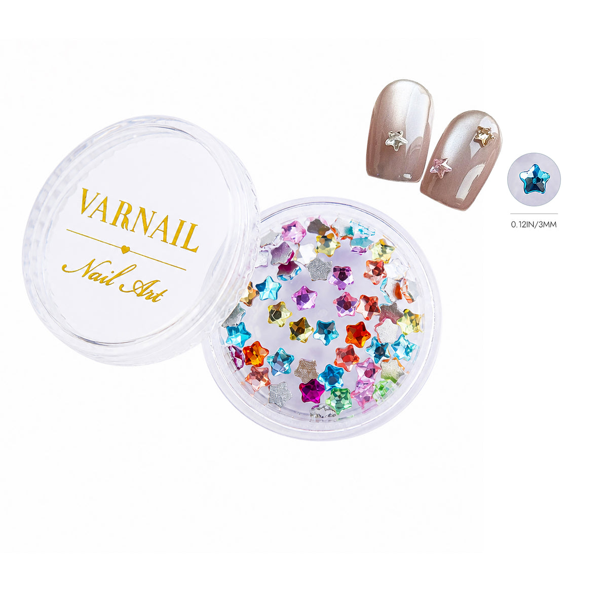 Five-pointed Star Nail Charms