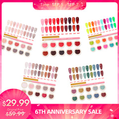 【🎉6th Anniversary Sale】 50% OFF - Solid Gel Polish Set