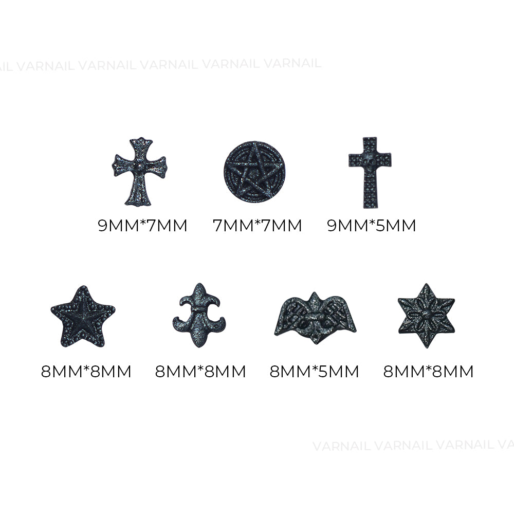 Retro Cross Nail Art Charms