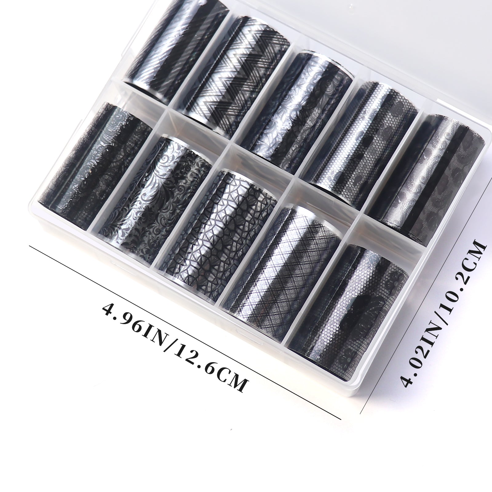 Nail Transfer Foil - Lace (Black)