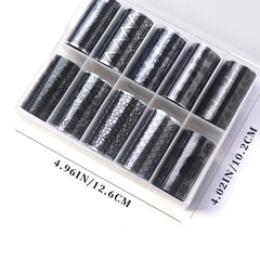 Nail Transfer Foil - Lace (Black)