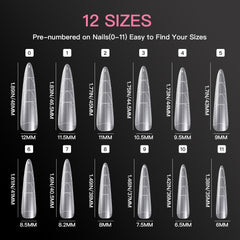 Multifunctional Soft Gel Nail Tips  - Stiletto