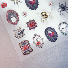 5D Nail Sticker - Halloween Frame